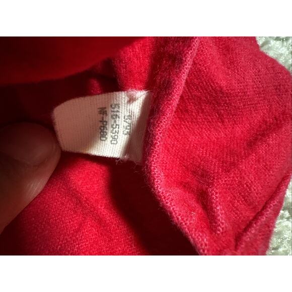 Vintage St Johns Bay Shirt Mens X-Large Red Chamois Cloth Button Up Made USA 90s - Picture 4 of 11